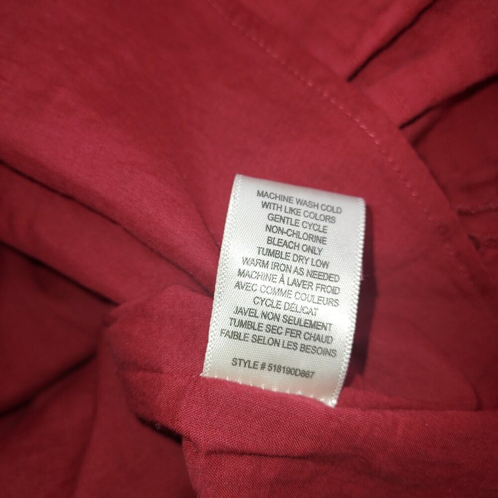 Rebecca Taylor La Vie Satin Stripe Dobby Ruffle Eyelet Red Mini Dress Size Sm - Picture 9 of 14